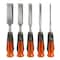 Buck Brothers 5 Piece Pro Full Tang Wood Chisel Set  1/4 in, 1/2 in, 3/4 in, 1 in 74850 - alternate 1